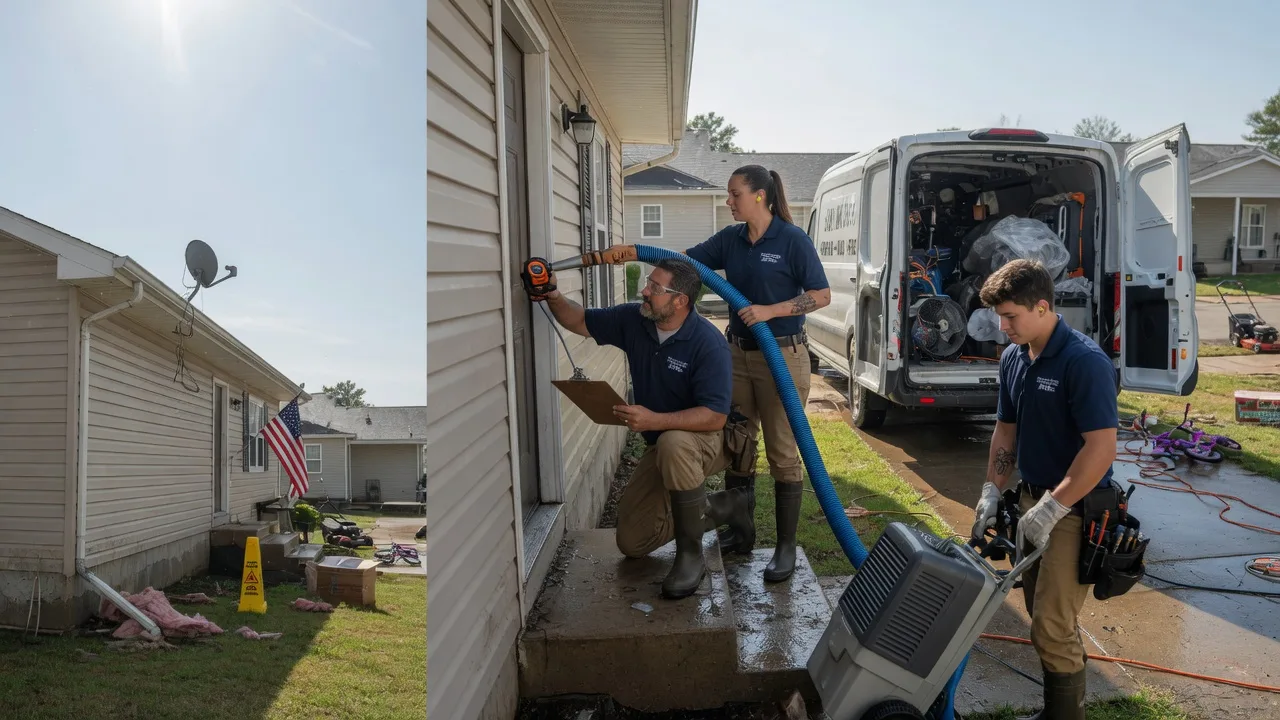 Ceiling Water Damage Restoration in Mooresville, MO near me